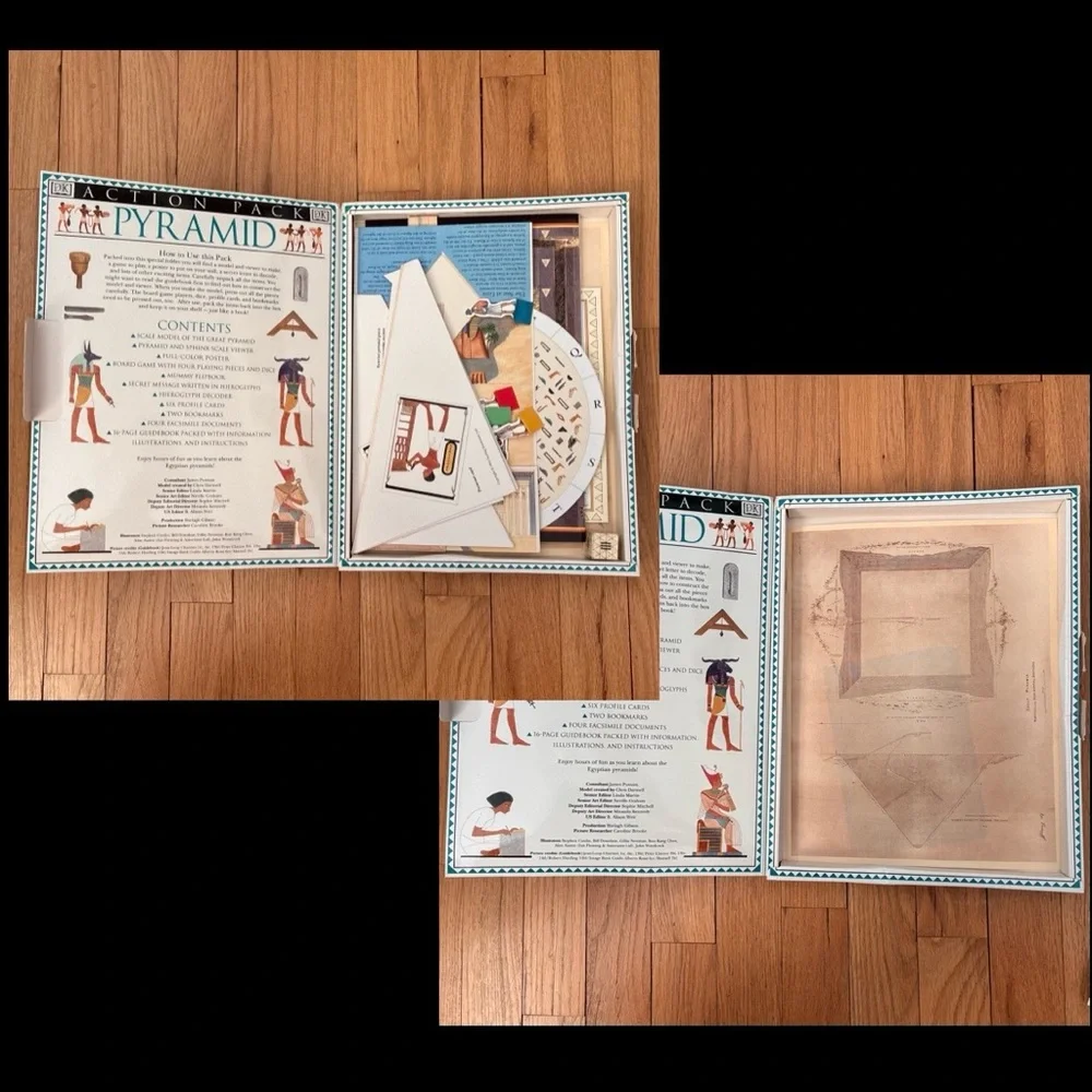 PYRAMID ACTION PACK By DORLING KINDERSLEY, Boxed Activity Set 1st Edition, 1994